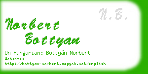 norbert bottyan business card
